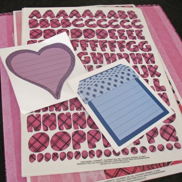 Current Inc. 12x12 Pink Scenes Package Paper and Stickers. - Picture 2 of 6